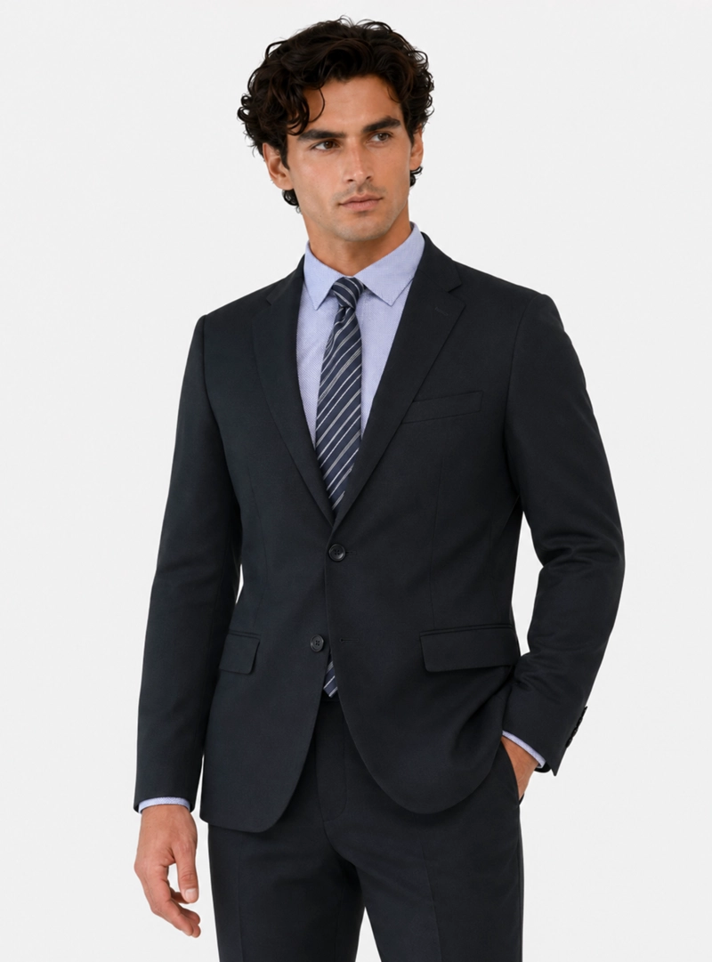 TRAJE POLI VISCOSA TAILORED FIT AZUL MARINO ARROW - 3