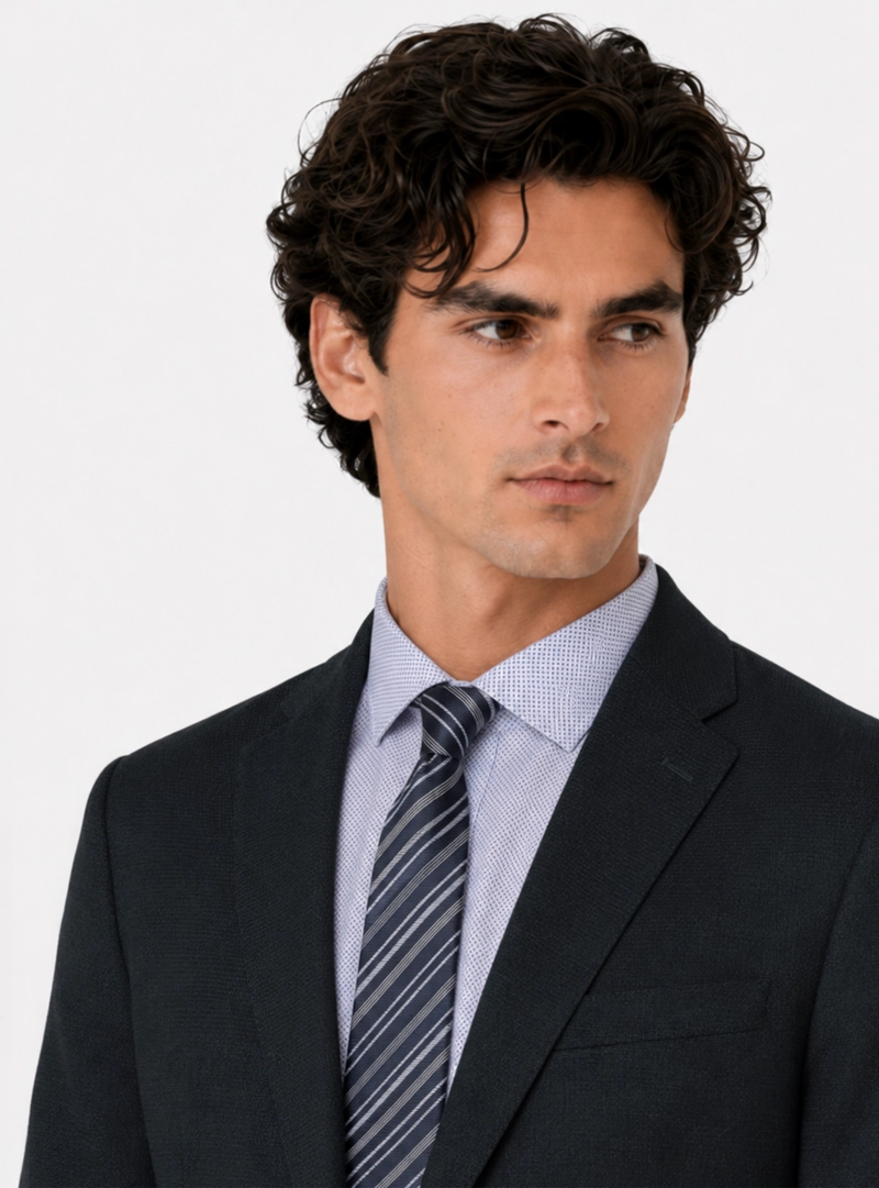 TRAJE POLI VISCOSA TAILORED FIT AZUL MARINO ARROW - 4