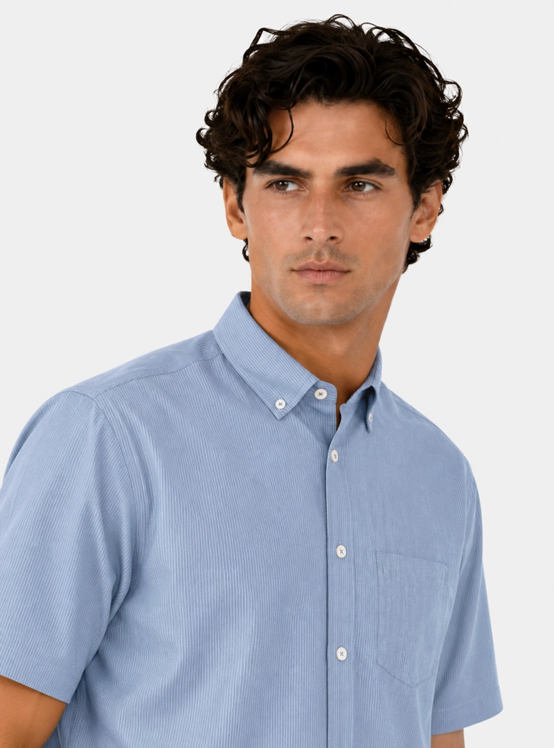 CAMISA A RAYAS REGULAR FIT DENIM ARROW - 3