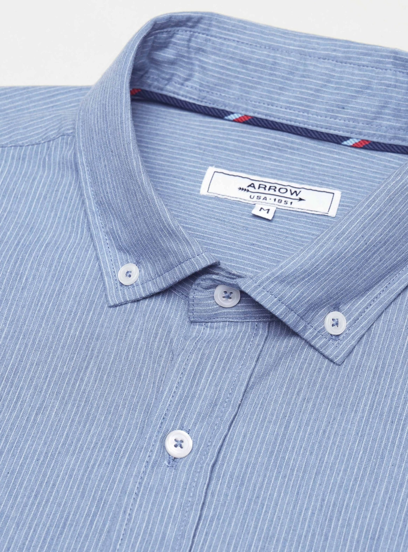 CAMISA A RAYAS REGULAR FIT DENIM ARROW - 5