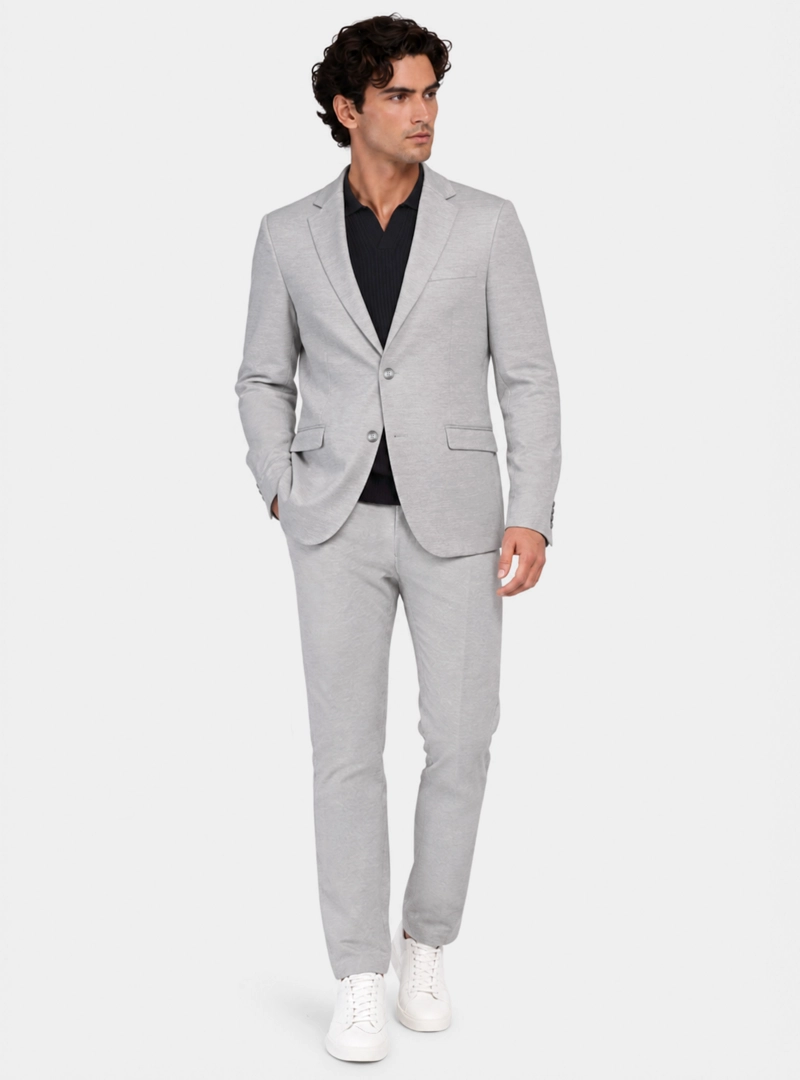 TRAJE POLI VISCOSA TAILORED FIT GRIS ARROW - 1