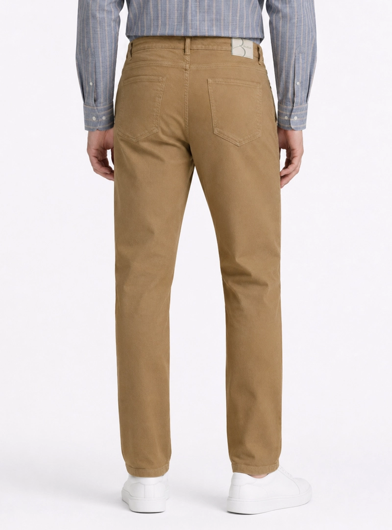 PANTALON STONE WASH REGULAR FIT CAFE PIERO BUTTI - 2