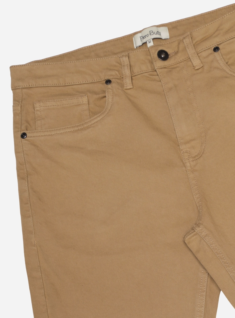 PANTALON STONE WASH REGULAR FIT CAFE PIERO BUTTI - 5