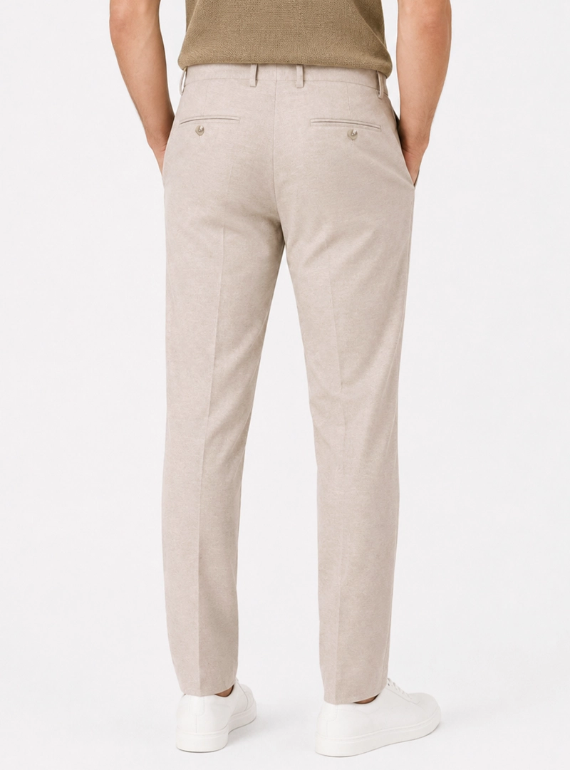 TRAJE POLI VISCOSA TAILORED FIT BEIGE ARROW - 8