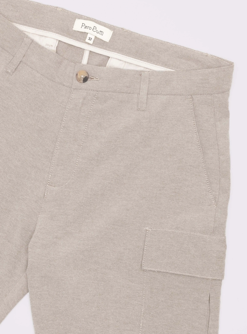 BERMUDA CARGO REGULAR FIT KHAKI PIERO BUTTI - 5