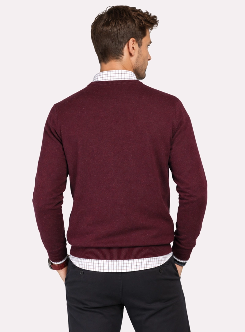 SWEATER CUELLO REDONDO REGULAR FIT BURDEO ARROW - 2