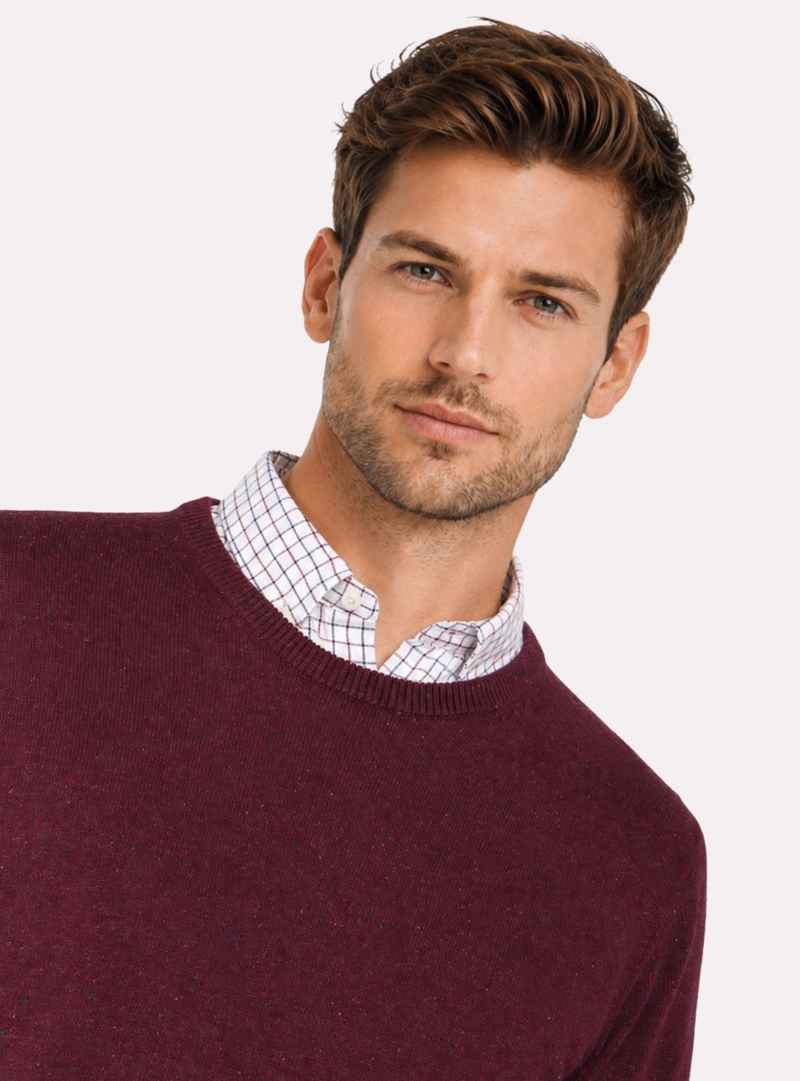 SWEATER CUELLO REDONDO REGULAR FIT BURDEO ARROW - 3