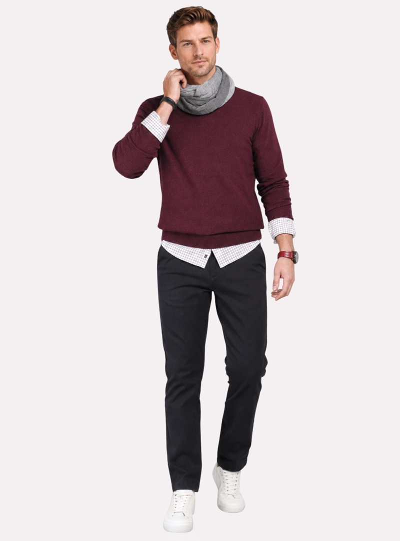 SWEATER CUELLO REDONDO REGULAR FIT BURDEO ARROW - 4