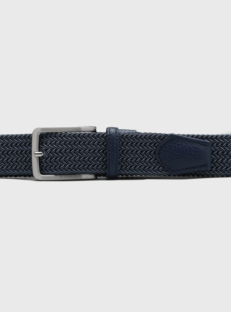 CINTURON ELASTICO TRENZADO DENIM ARROW - 3