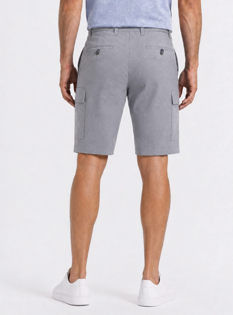 BERMUDA CARGO REGULAR FIT AZUL MARINO PIERO BUTTI - 2