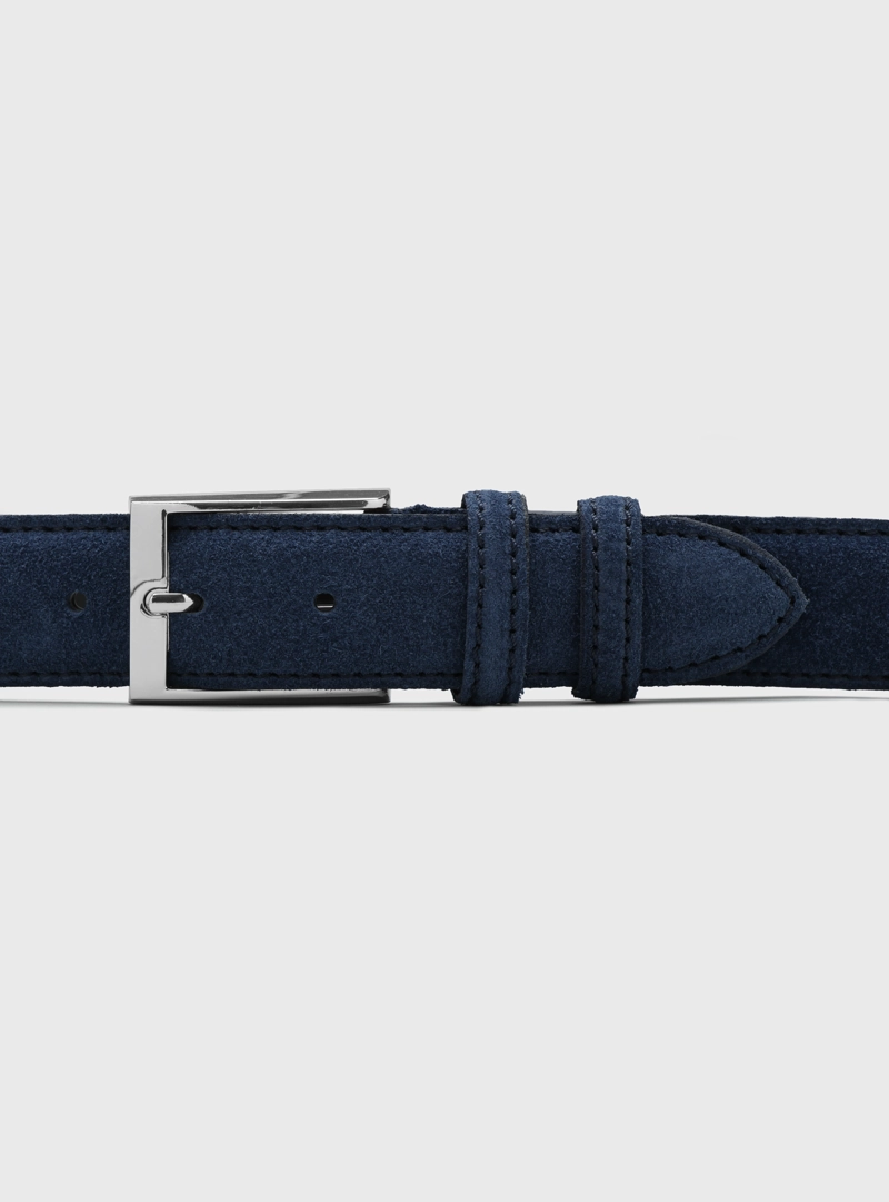 CINTURON TEXTURADO AZUL ARROW - 3