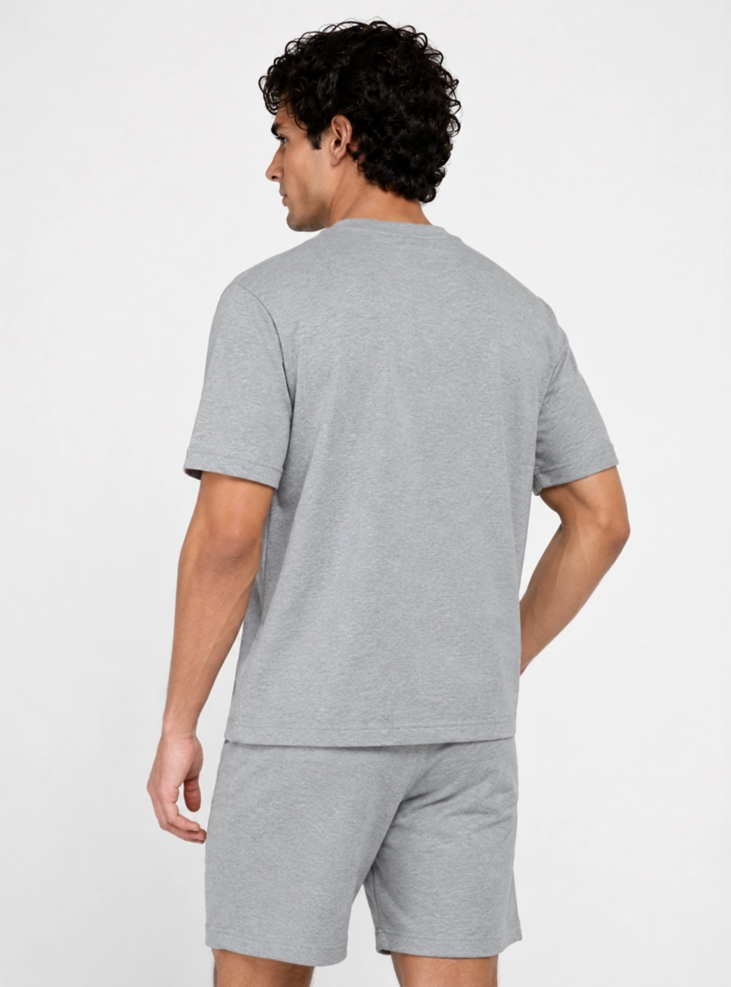 PIJAMA CORTO CUELLO REDONDO REGULAR FIT GRIS ARROW - 2