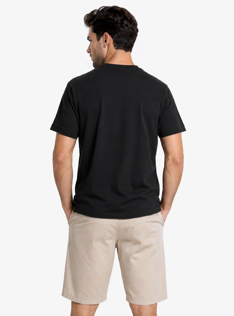 POLERA CUELLO V REGULAR FIT NEGRO PIERO BUTTI - 2