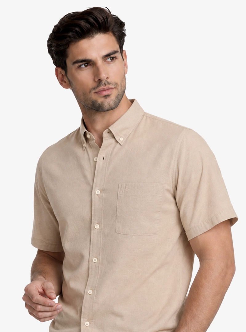 CAMISA LINO-ALGODON REGULAR FIT CAFE PIERO BUTTI - 3