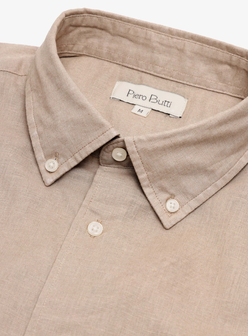 CAMISA LINO-ALGODON REGULAR FIT CAFE PIERO BUTTI - 5