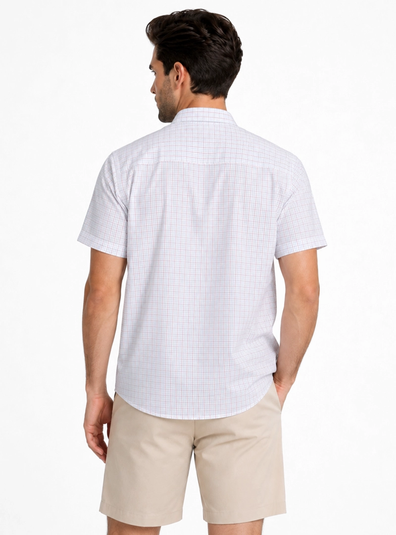 CAMISA A CUADROS REGULAR FIT ROJO PIERO BUTTI - 2