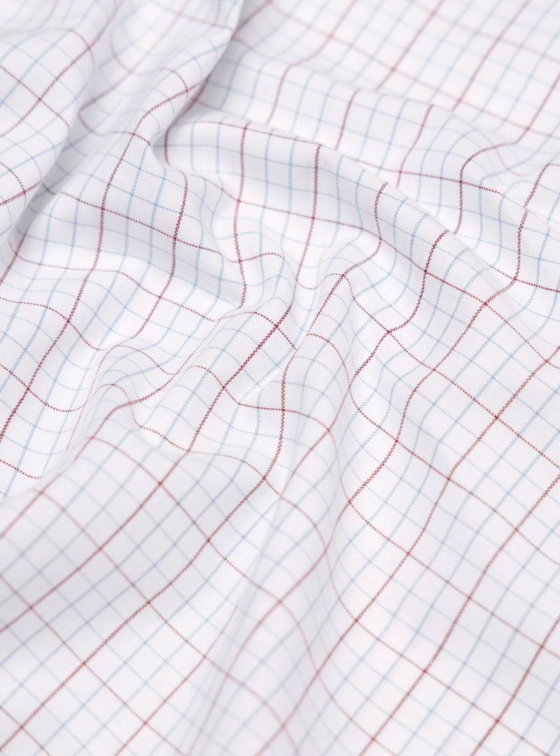 CAMISA A CUADROS REGULAR FIT ROJO PIERO BUTTI - 6