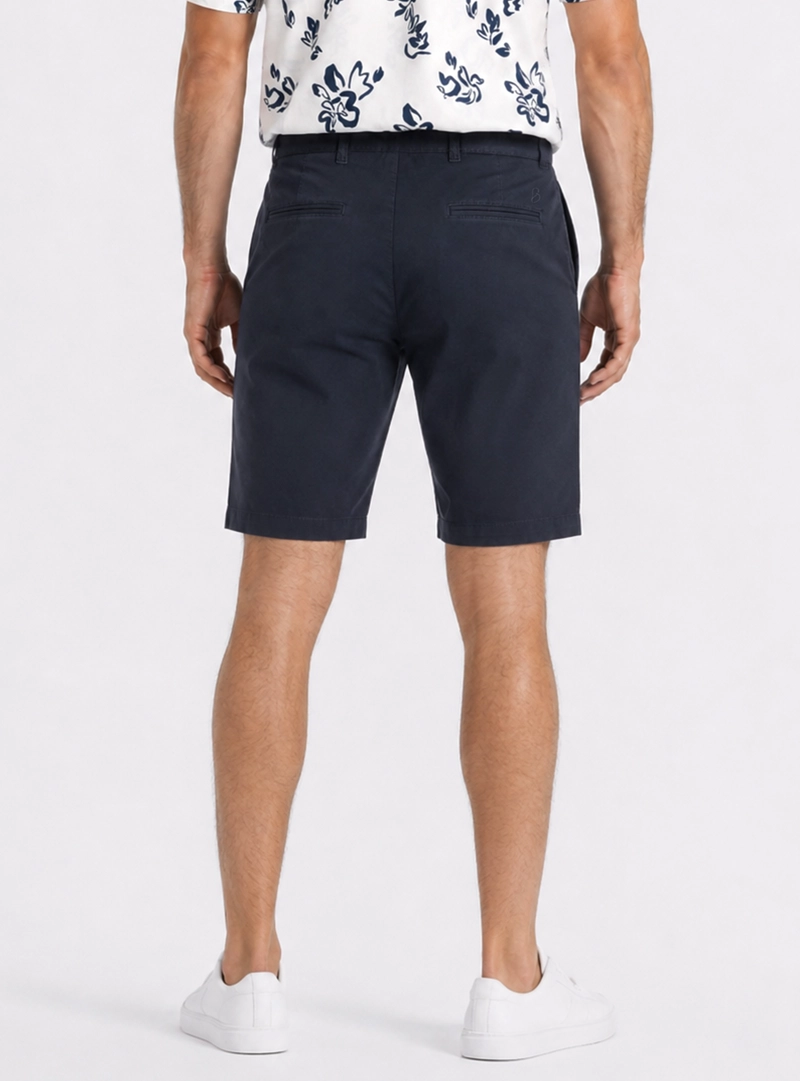 BERMUDA LISA SPANDEX REGULAR FIT AZUL MARINO PIERO BUTTI - 2