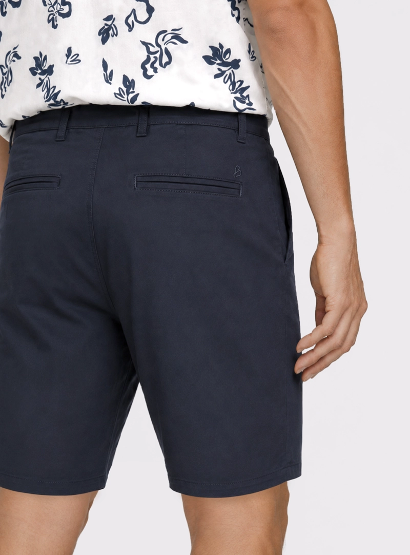BERMUDA LISA SPANDEX REGULAR FIT AZUL MARINO PIERO BUTTI - 3