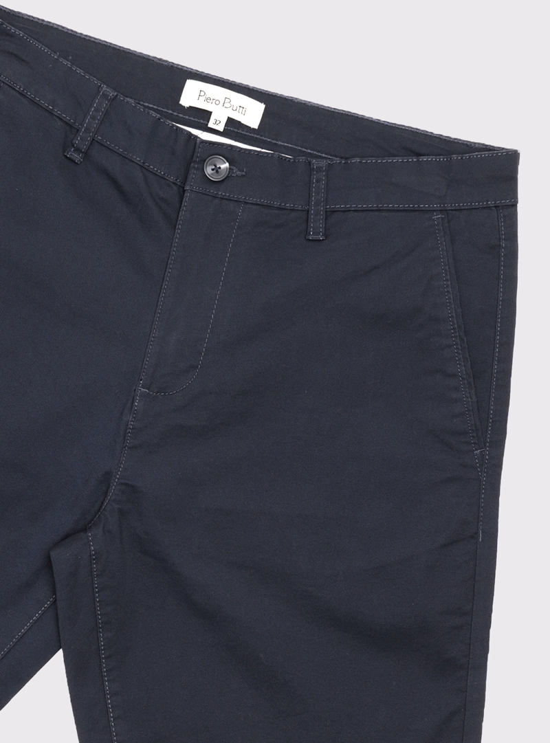 BERMUDA LISA SPANDEX REGULAR FIT AZUL MARINO PIERO BUTTI - 5