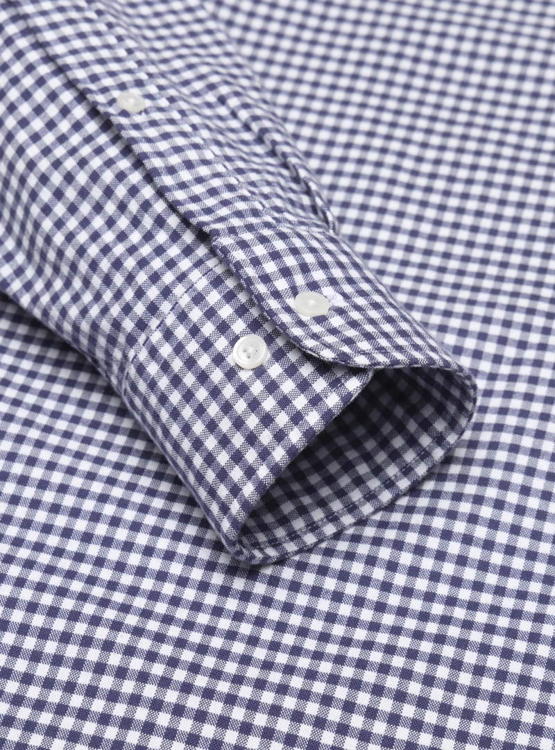 CAMISA OXFORD SPANDEX REGULAR FIT AZUL MARINO ARROW - 6