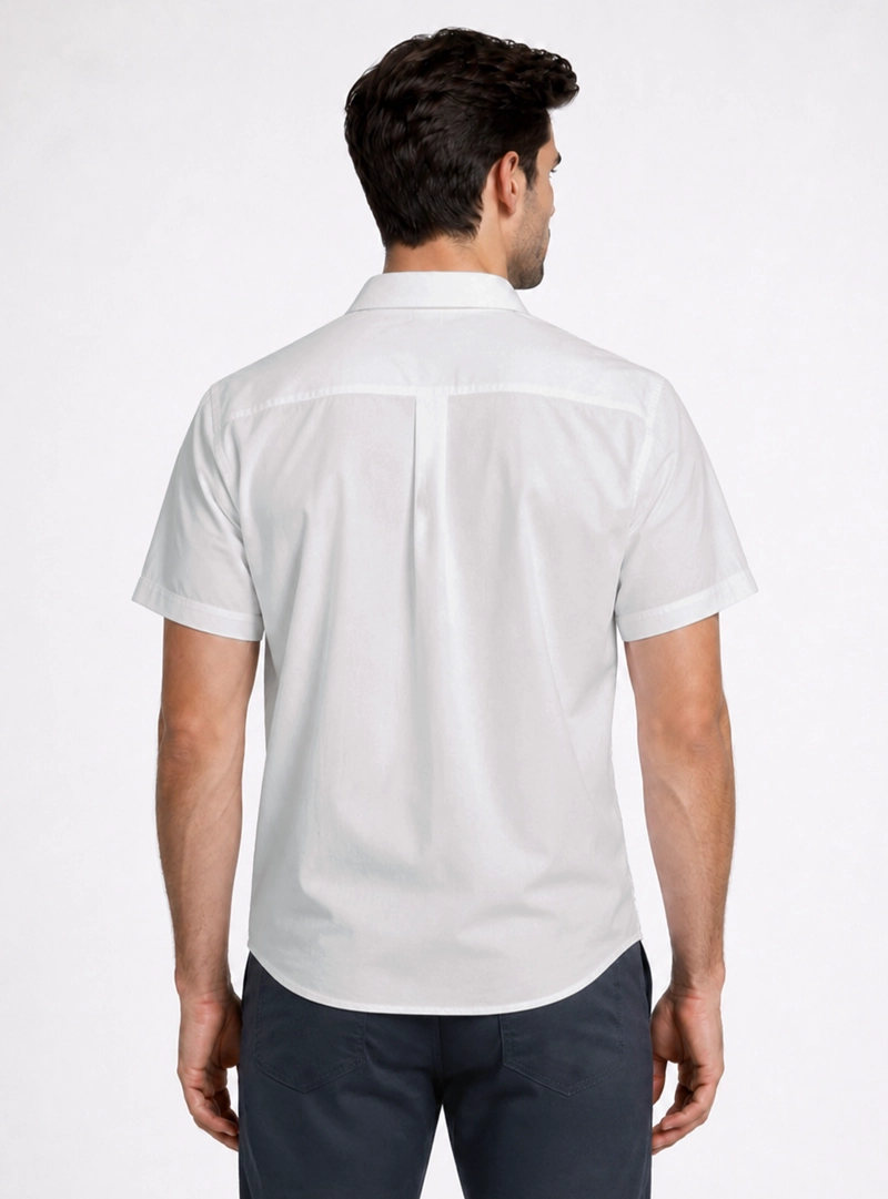 CAMISA LINO-ALGODON REGULAR FIT BLANCO PIERO BUTTI - 2
