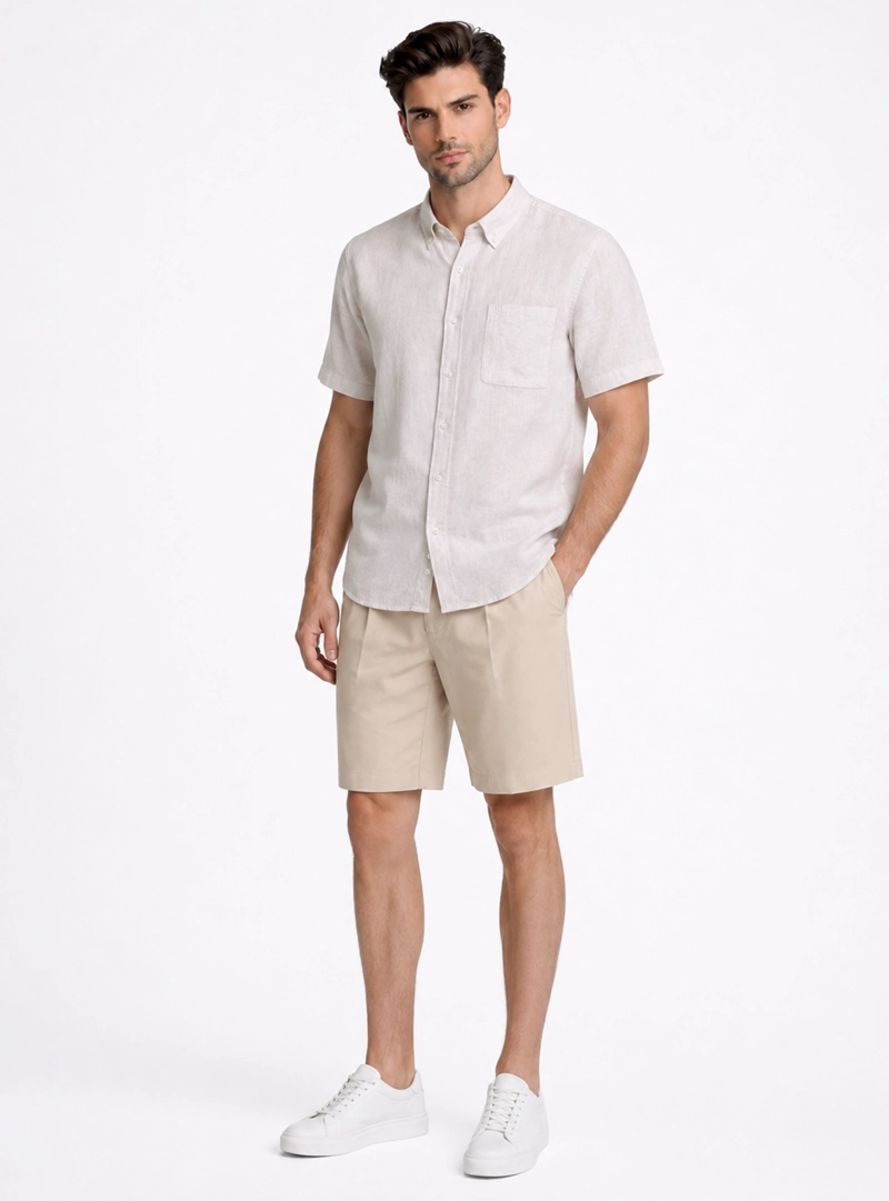 CAMISA LINO-ALGODON REGULAR FIT ARENA PIERO BUTTI - 4