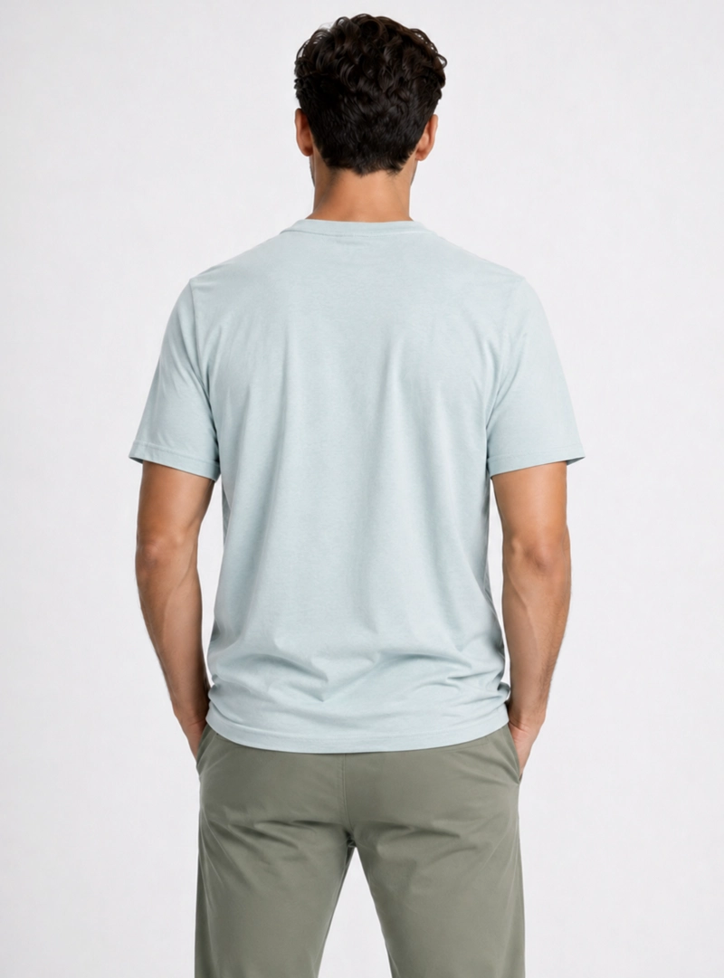 POLERA CUELLO REDONDO REGULAR FIT VERDE PIERO BUTTI - 2