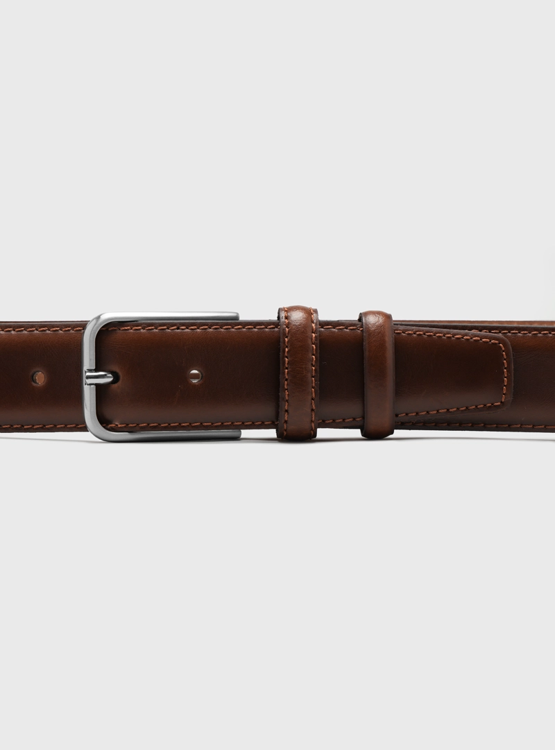 CINTURON LISO CAFE ARROW - 3