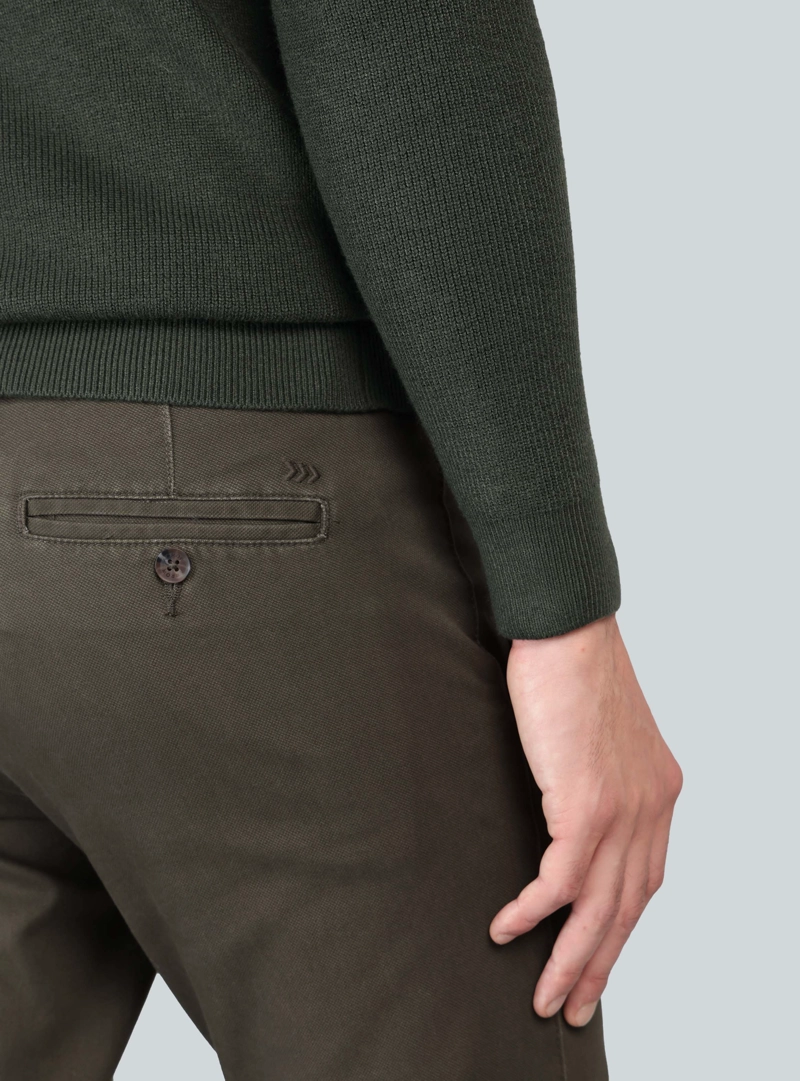 SWEATER CUELLO ALTO REGULAR FIT VERDE ARROW - 5
