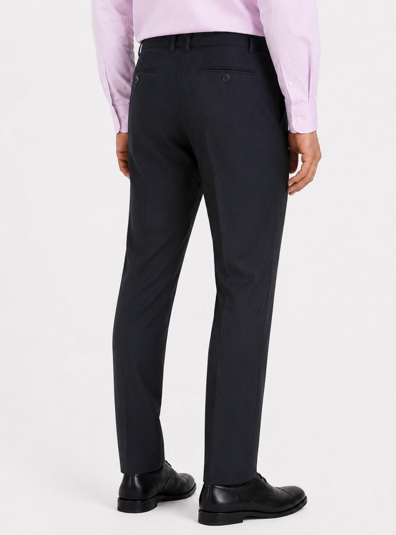 TRAJE LANA TEXTURADO TAILORED FIT AZUL MARINO ARROW - 8