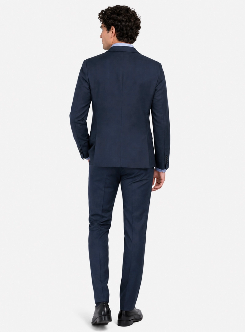 TRAJE LANA TEXTURADO TAILORED FIT AZUL ARROW - 2