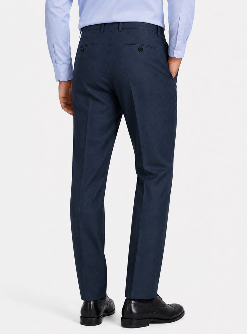 TRAJE LANA TEXTURADO TAILORED FIT AZUL ARROW - 8