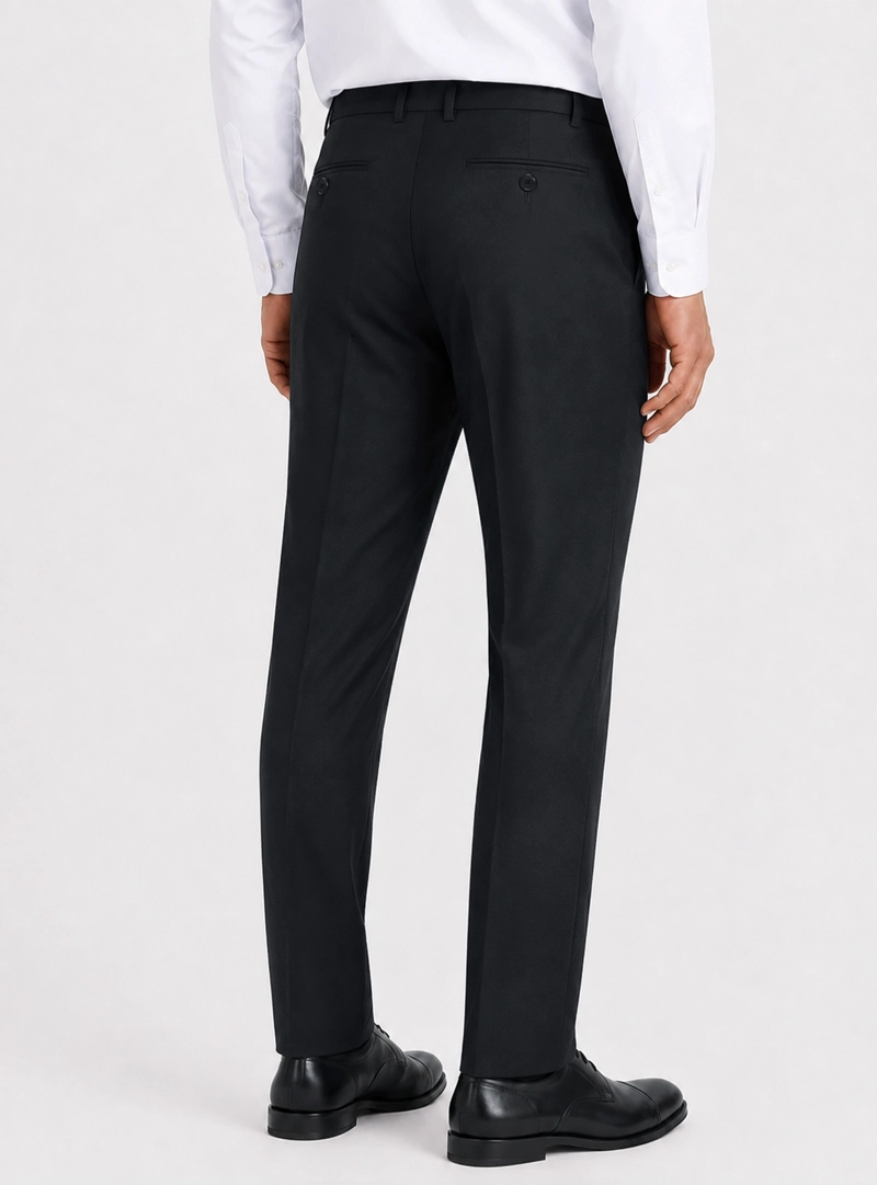 TRAJE LANA TEXTURADO TAILORED FIT NEGRO ARROW - 8