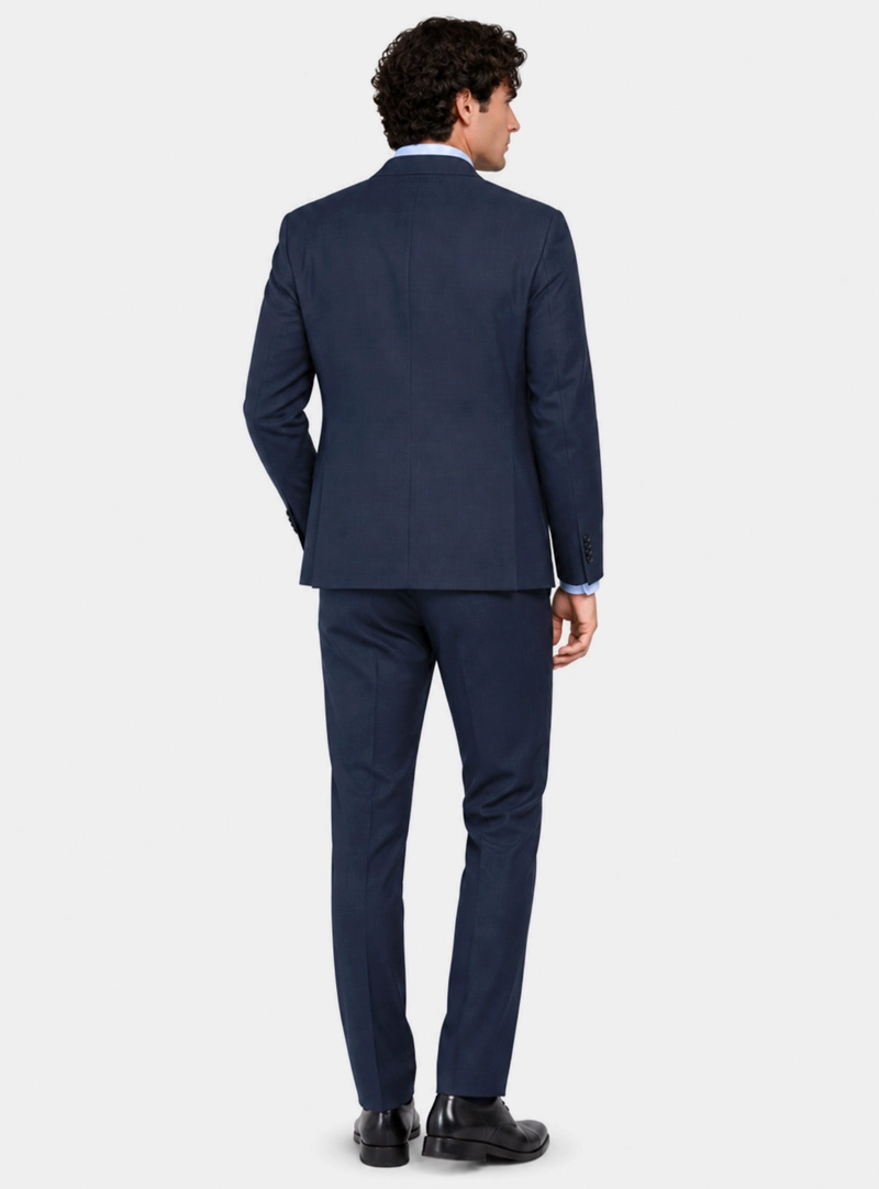 TRAJE LANA TEXTURADO TAILORED FIT AZUL ARROW - 2