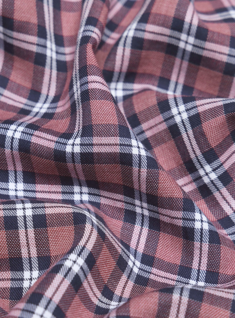 CAMISA A CUADROS REGULAR FIT ROJO ARROW - 5