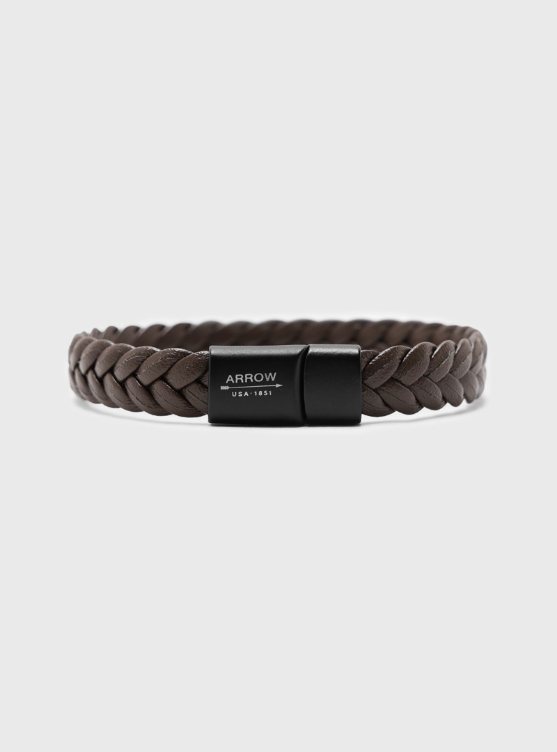 PULSERA PU CON HEBILLA CAFE  ARROW - 1