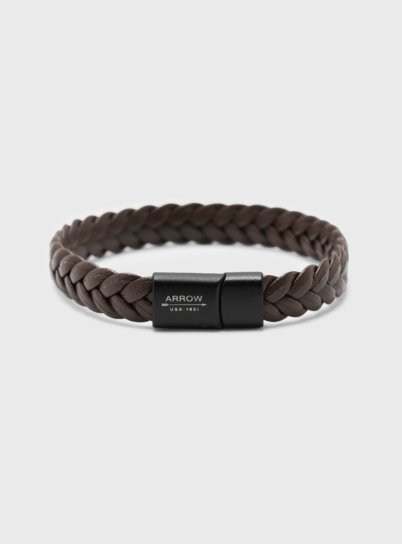 PULSERA PU CON HEBILLA CAFE  ARROW - 2