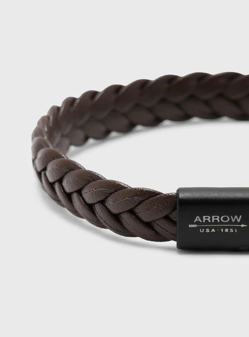 PULSERA PU CON HEBILLA CAFE  ARROW - 4