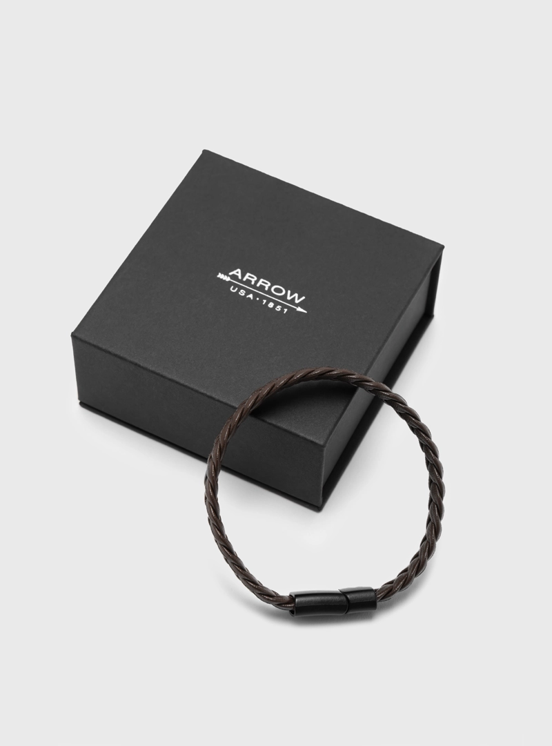 PULSERA PU CON HEBILLA CAFE  ARROW - 5