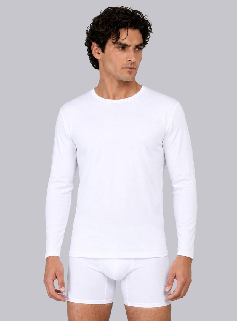 CAMISETA BIPACK CUELLO REDONDO REGULAR FIT BLANCO ARROW - 2