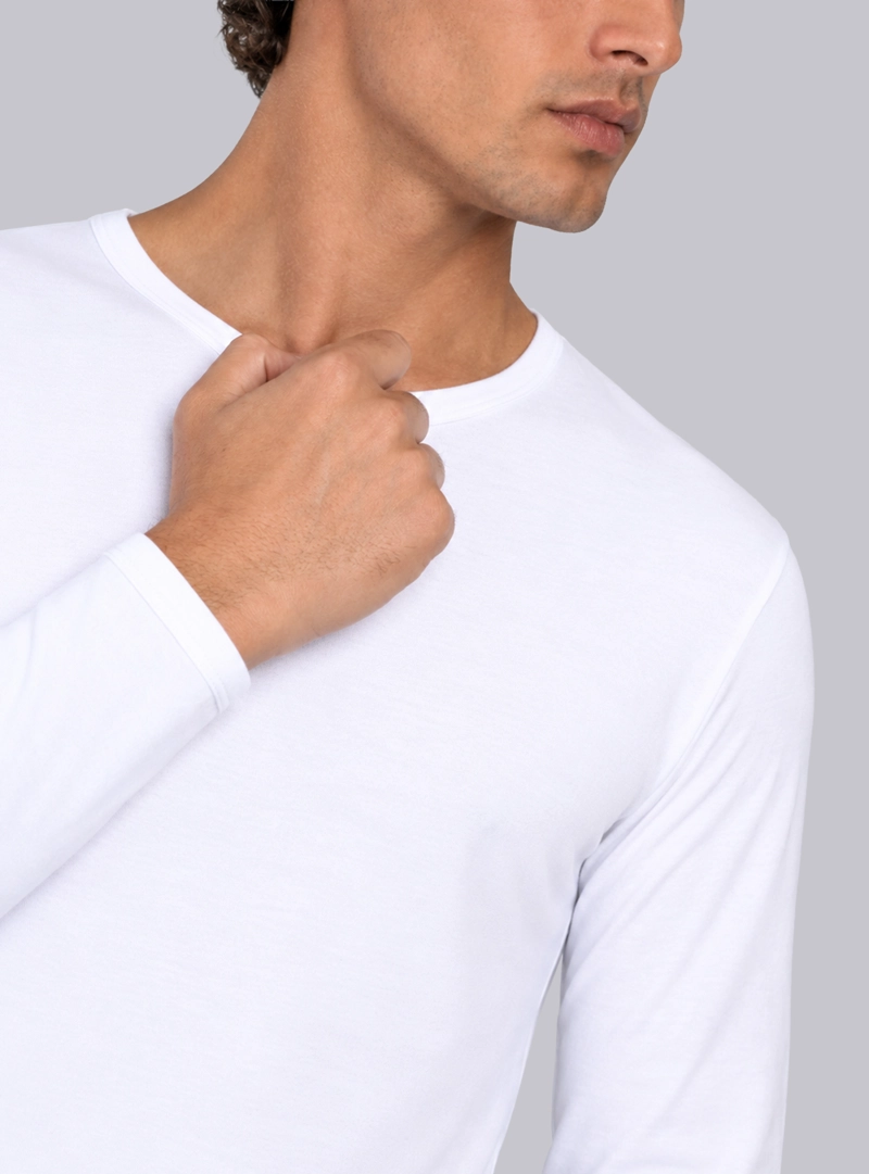 CAMISETA BIPACK CUELLO REDONDO REGULAR FIT BLANCO ARROW - 4
