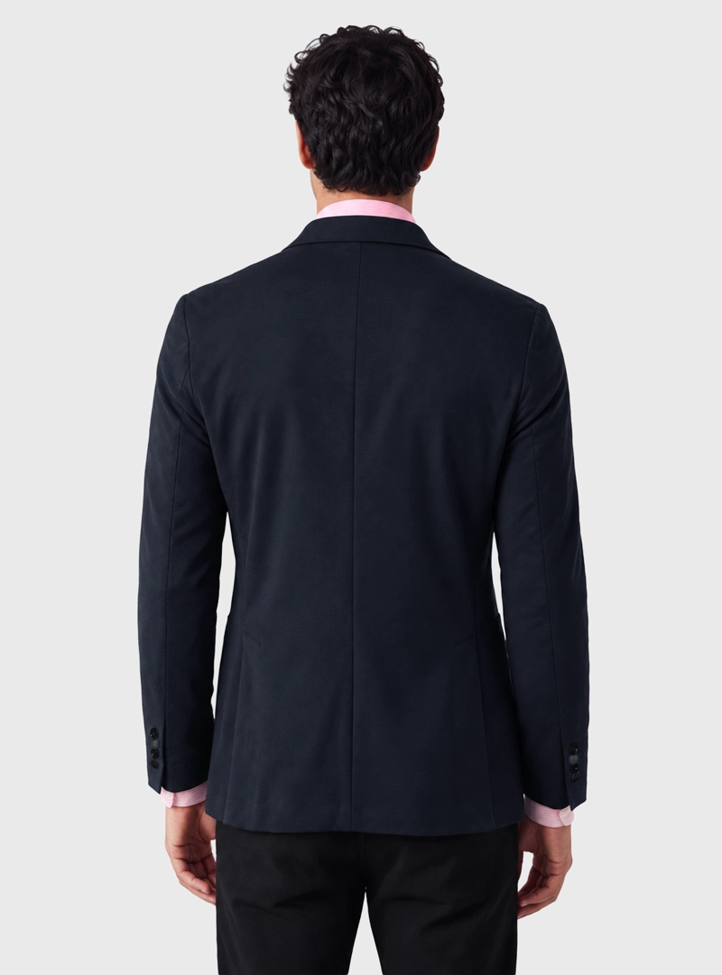 BLAZER LISO SPANDEX TAILORED FIT AZUL ARROW - 2