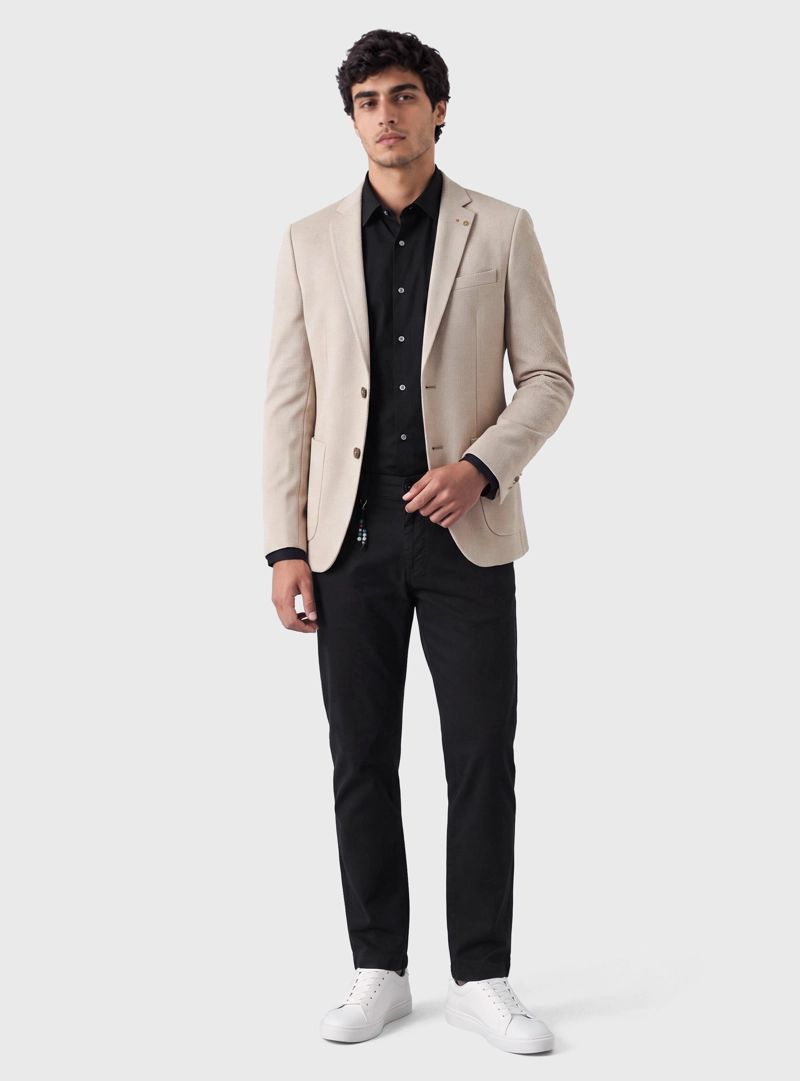 BLAZER FANTASIA SPANDEX TAILORED FIT CRUDO ARROW - 4