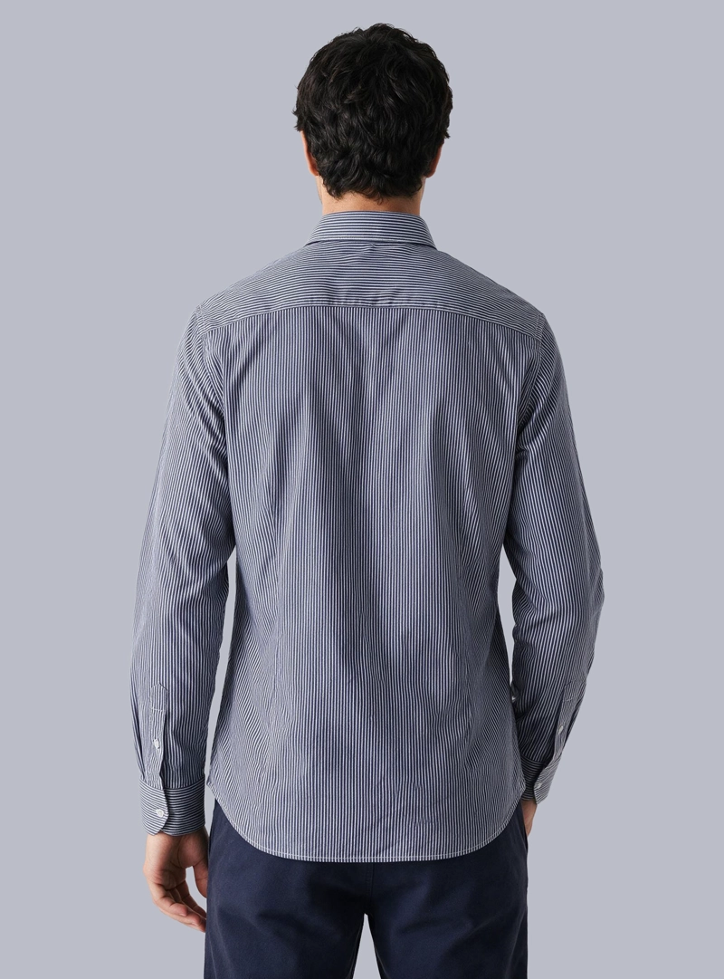 CAMISA A RAYAS SLIM FIT AZUL ARROW - 2