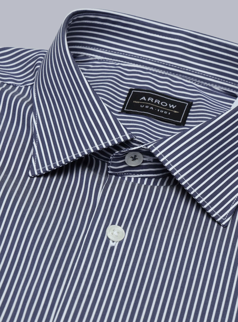 CAMISA A RAYAS SLIM FIT AZUL ARROW - 5