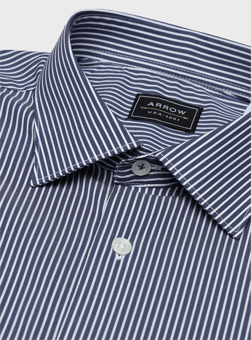 CAMISA A RAYAS SLIM FIT AZUL ARROW - 5