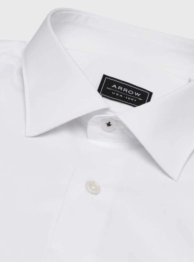 CAMISA LISA SPANDEX SLIM FIT BLANCO ARROW - 5