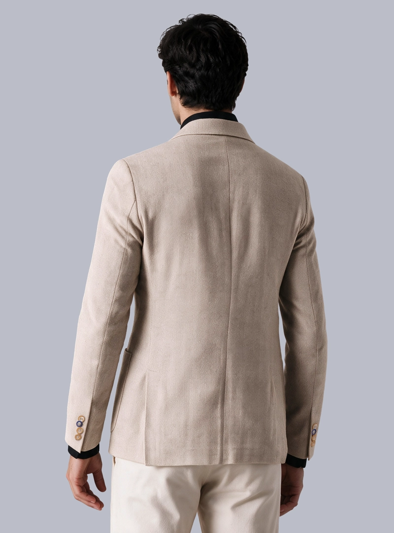 BLAZER LINO-ALGODON TAILORED FIT CAFE ARROW - 2