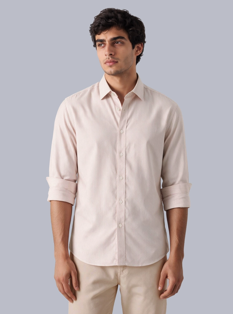 CAMISA A RAYAS SLIM FIT ARENA ARROW - 1